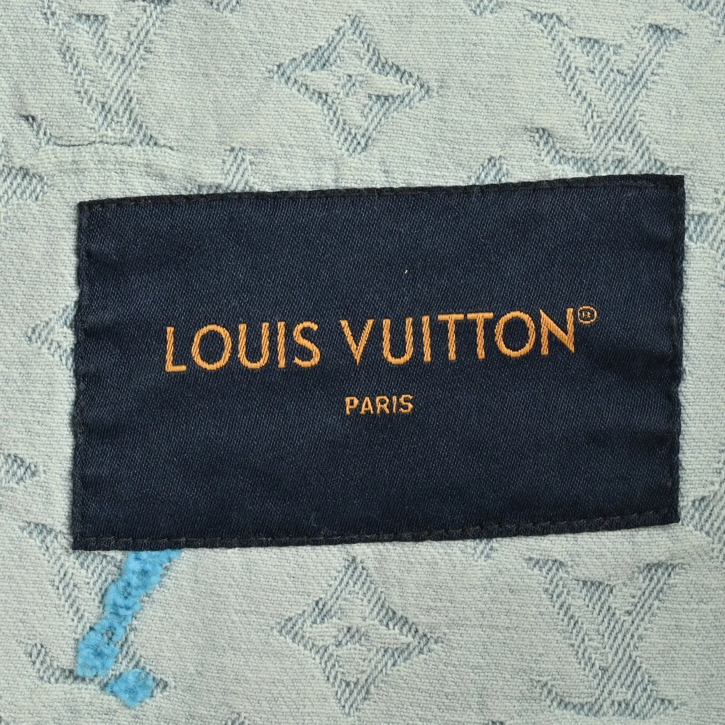 Louis Vuitton/Louis Vuitton Tyler joint old flower jacquard embroidered denim jacket
